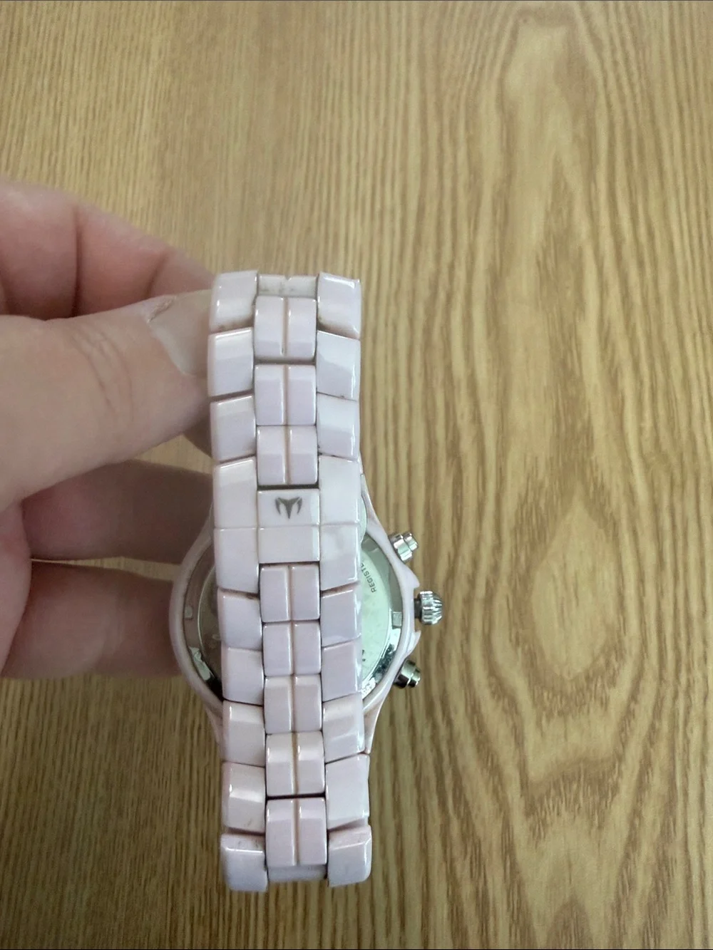 TechnoMarine Pink Ceramic Watch